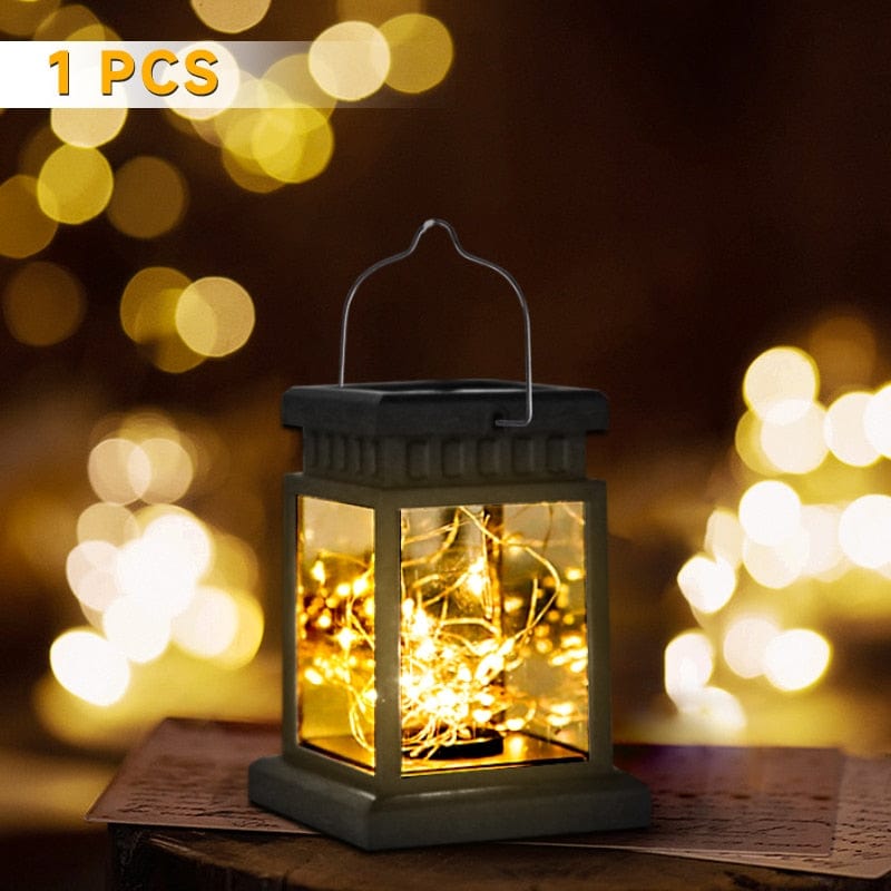 Hanging Portable Waterproof LED Solar Lantern